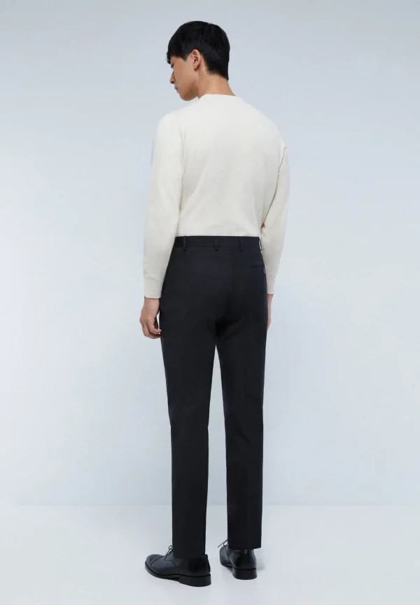 scalperscompany Traje Estructura Gris Lana-Hombre Trajes