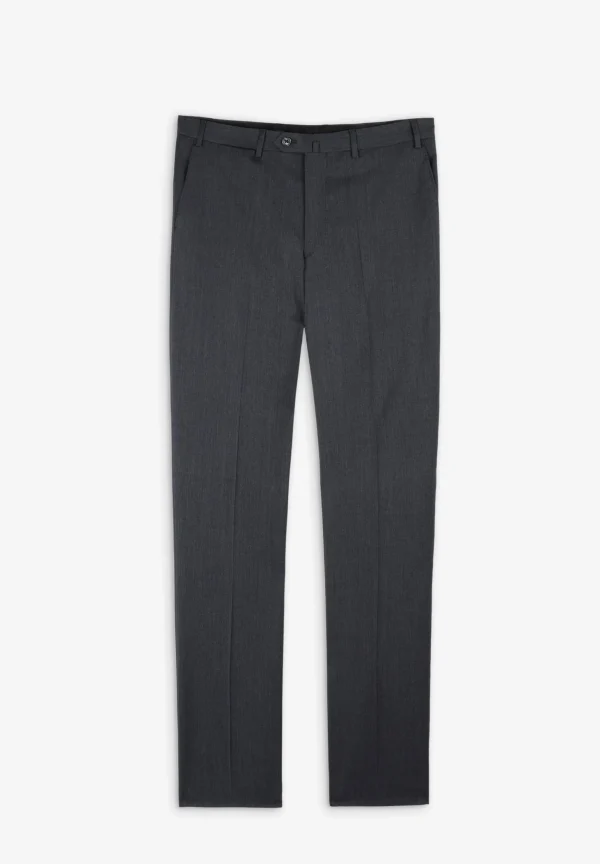 scalperscompany Traje Estructura Gris Lana-Hombre Trajes