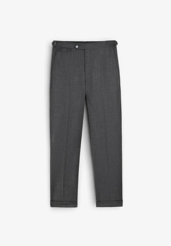 scalperscompany Traje Premium Cuadros Punta De Lanza Gris-Hombre Trajes
