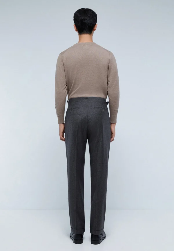 scalperscompany Traje Premium Cuadros Punta De Lanza Gris-Hombre Trajes