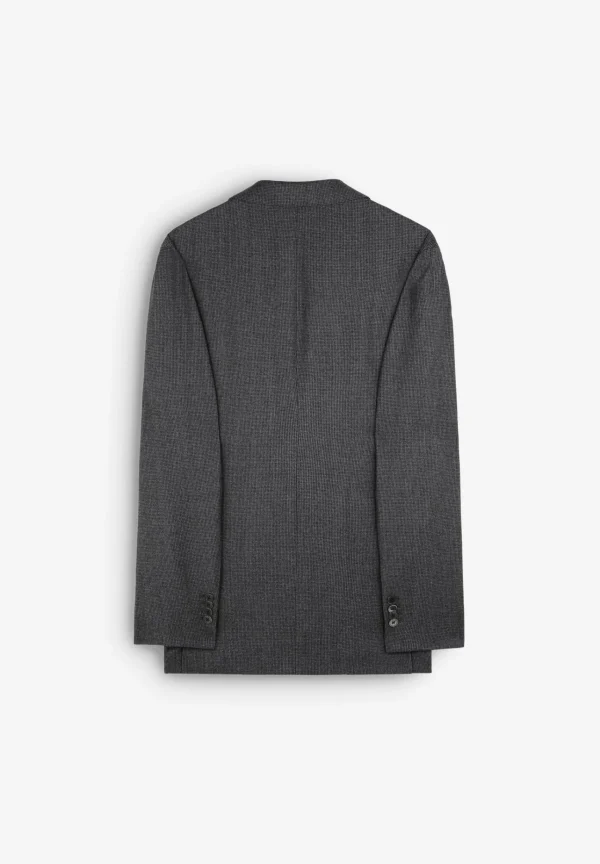 scalperscompany Traje Premium Cuadros Punta De Lanza Gris-Hombre Trajes