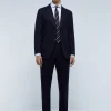 scalperscompany Traje Premium Lana Azul Marino-Hombre Trajes
