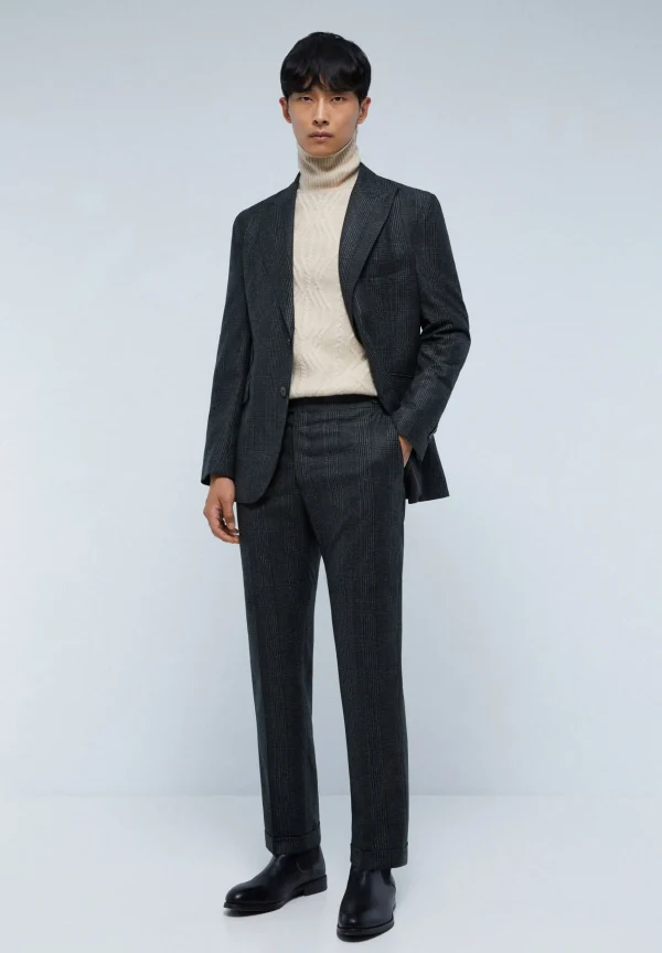scalperscompany Traje Premium Principe De Gales-Hombre Trajes