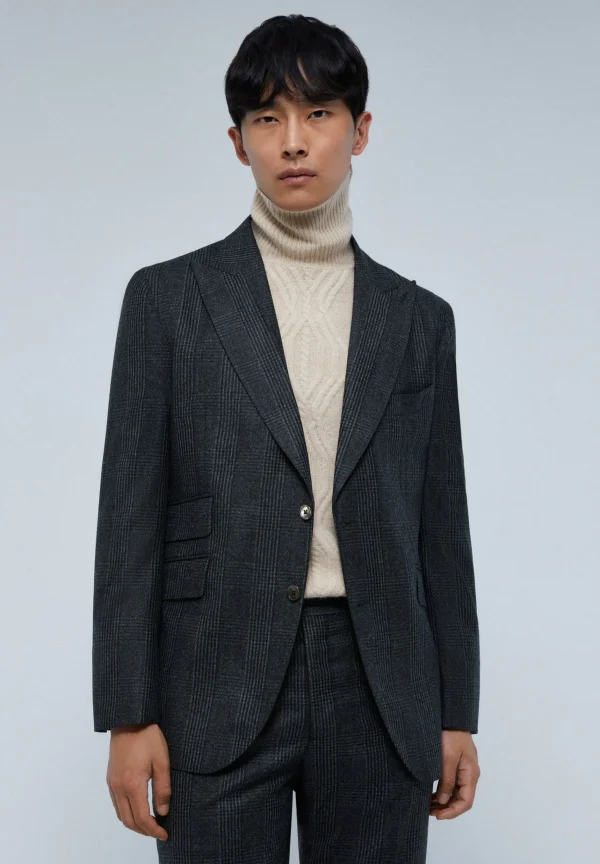 scalperscompany Traje Premium Principe De Gales-Hombre Trajes