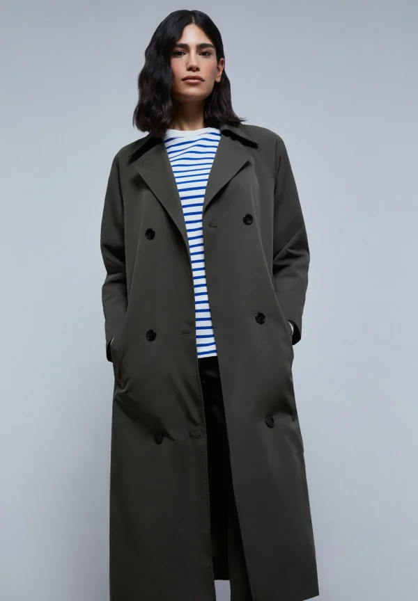 scalperscompany Trench Chaleco Desmontable-Mujer Abrigos Y Chaquetas