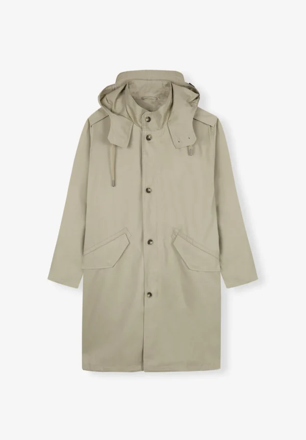 scalperscompany Trench Premium Algodon-Hombre Abrigos Y Chaquetas