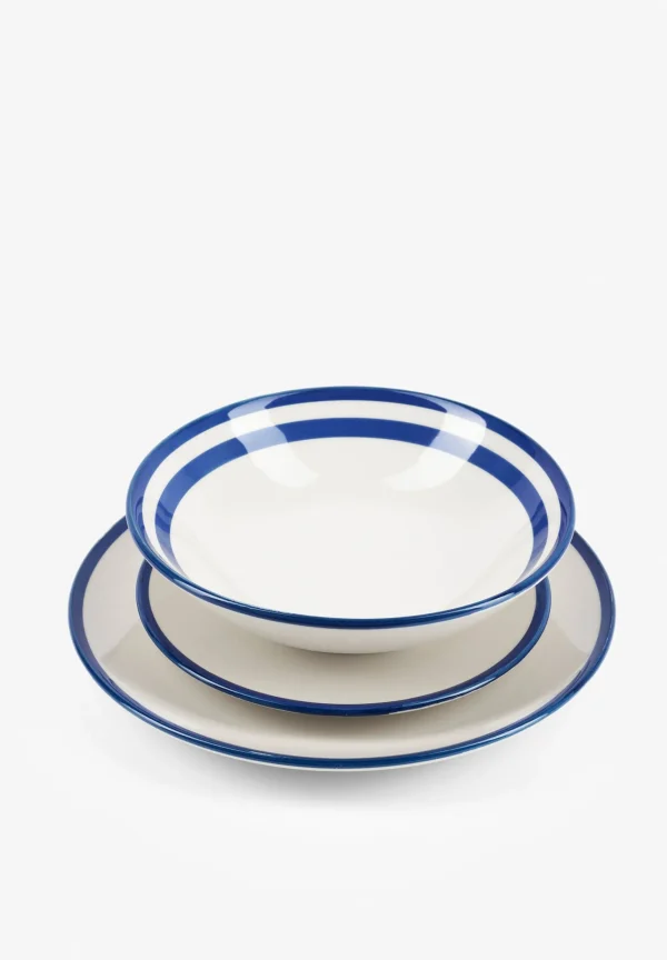 scalperscompany Vajilla Rayas 12 Piezas-Home Vajilla