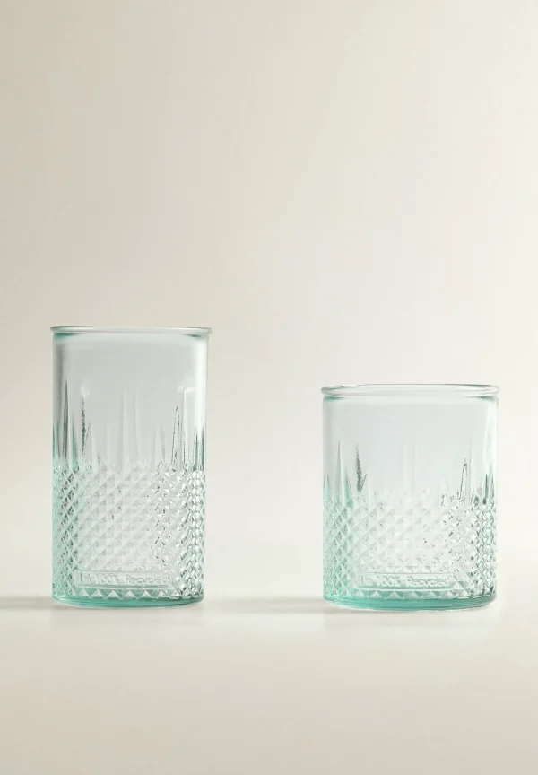 scalperscompany Vaso Cristal Dibujo Relieve-Home Cristaleria