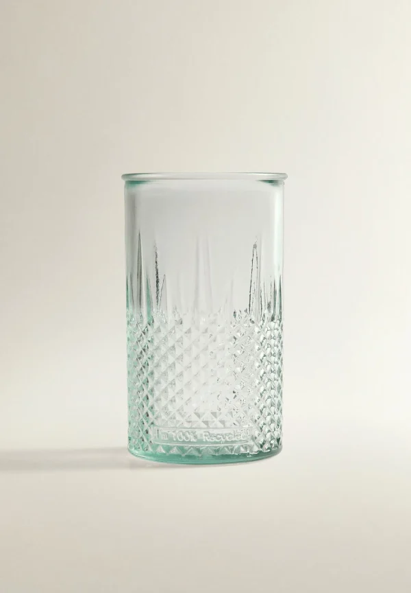 scalperscompany Vaso Cristal Dibujo Relieve-Home Cristaleria
