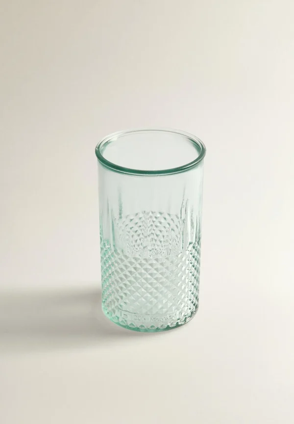 scalperscompany Vaso Cristal Dibujo Relieve-Home Cristaleria
