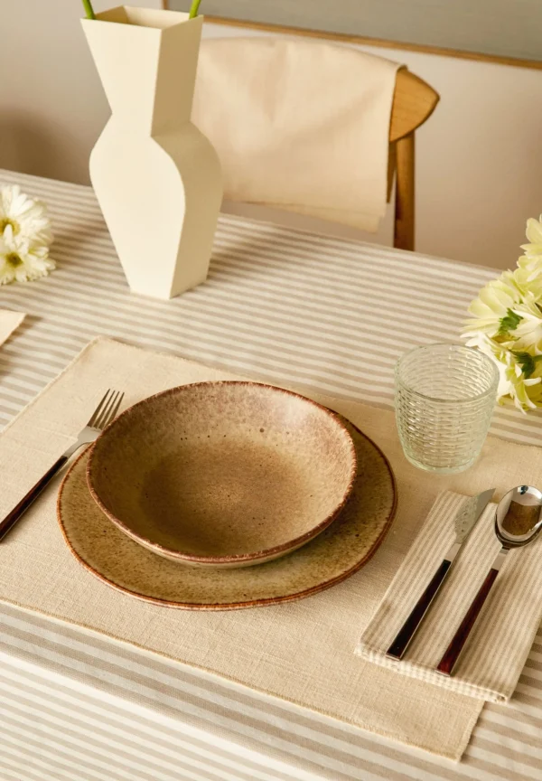 scalperscompany Vaso Vidrio Relieve Rayas-Home Cristaleria