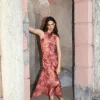 scalperscompany Vestido Evase Animal Print-Mujer La Gran Fiesta