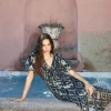 scalperscompany Vestido Midi Manga Abullonada-Mujer La Gran Fiesta
