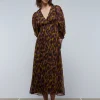 scalperscompany Vestido Midi Print-Mujer Vestidos Y Monos