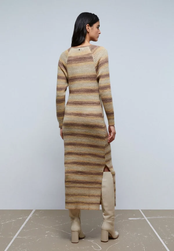 scalperscompany Vestido Midi Punto Rayas-Mujer Total Look
