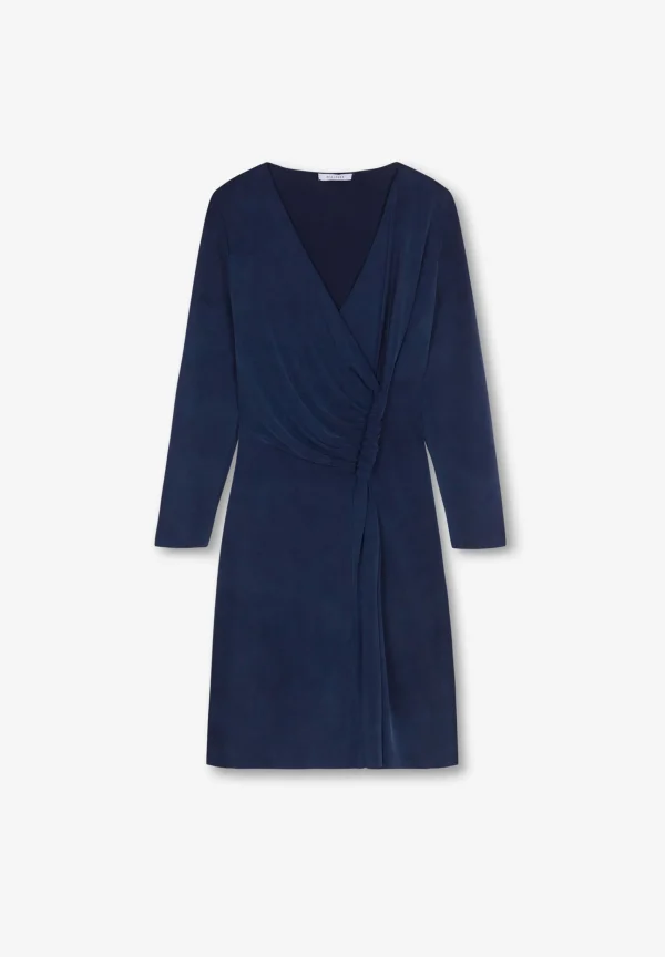 scalperscompany Vestido Mini Cupro-Mujer Vestidos Y Monos