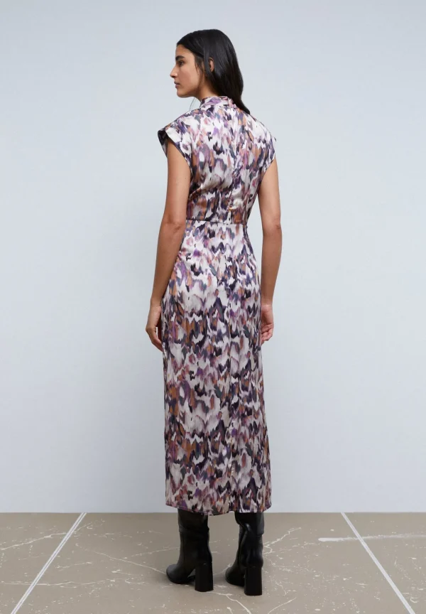 scalperscompany Vestido Print Escote Nudo-Mujer La Gran Fiesta