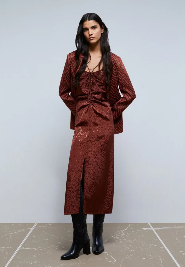 scalperscompany Vestido Slip Midi-Mujer Coleccion