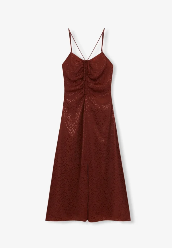 scalperscompany Vestido Slip Midi-Mujer Coleccion