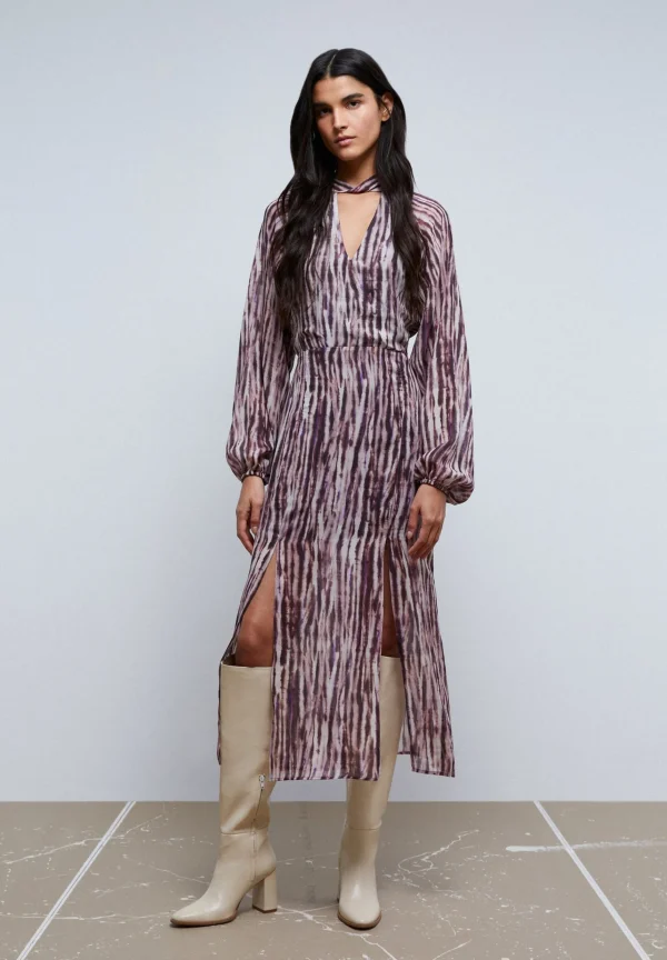 scalperscompany Vestido Tie Dye Lazada Cuello-Mujer Coleccion