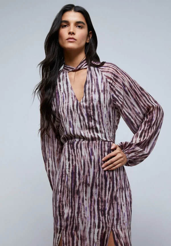 scalperscompany Vestido Tie Dye Lazada Cuello-Mujer Coleccion
