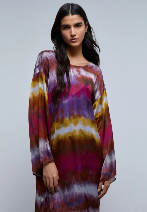 scalperscompany Vestido Tunica Tie Dye-Mujer Coleccion