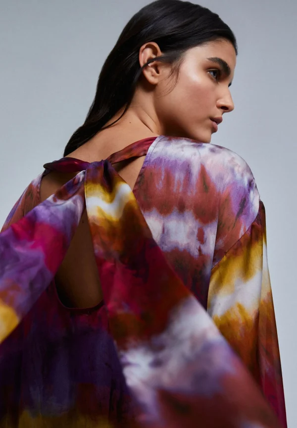 scalperscompany Vestido Tunica Tie Dye-Mujer Coleccion
