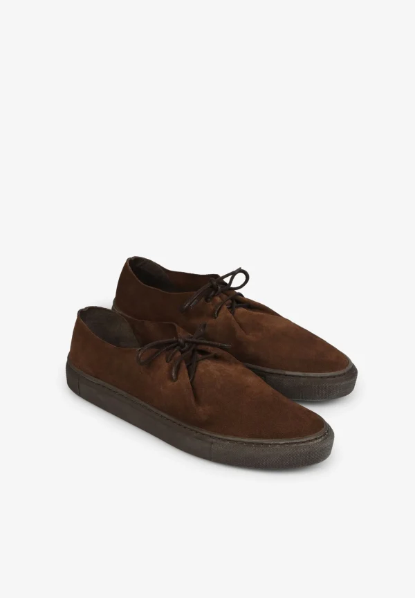 scalperscompany Zapato Cordones Piel Serraje-Hombre Casual