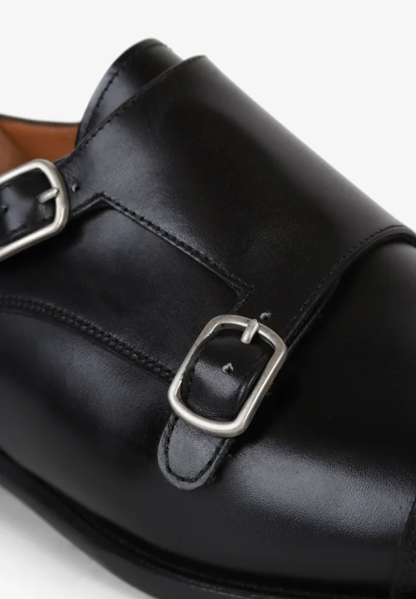scalperscompany Zapatos Double Monk Vestir Piel-Hombre Formal